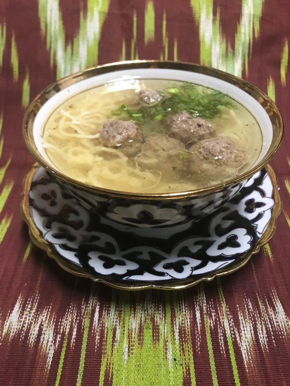 Meatballs Noodle Soup