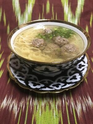 Meatballs Noodle Soup
