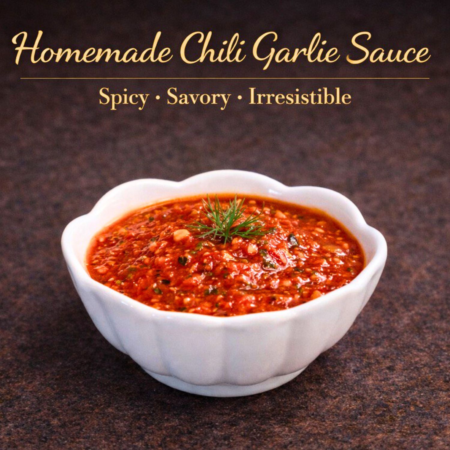 HOMEMADE CHILI GARLIC SAUCE (3OZ)