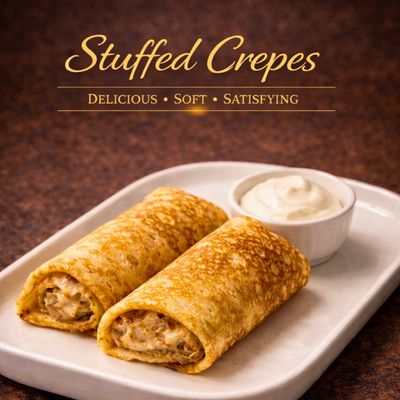 2PC  STUFFED CREPES