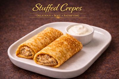 2PC  STUFFED CREPES