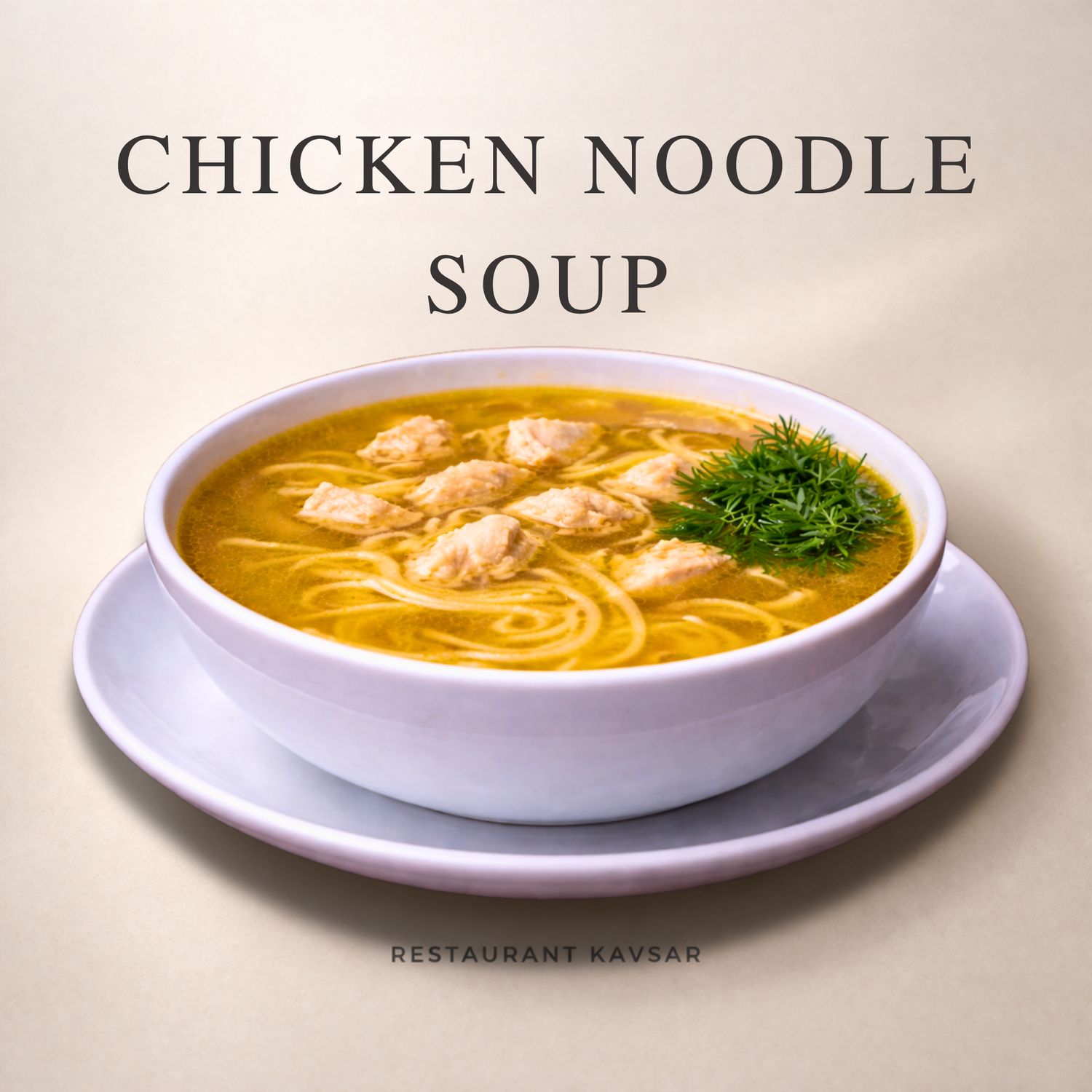 CHICKEN NOODLE SOUP