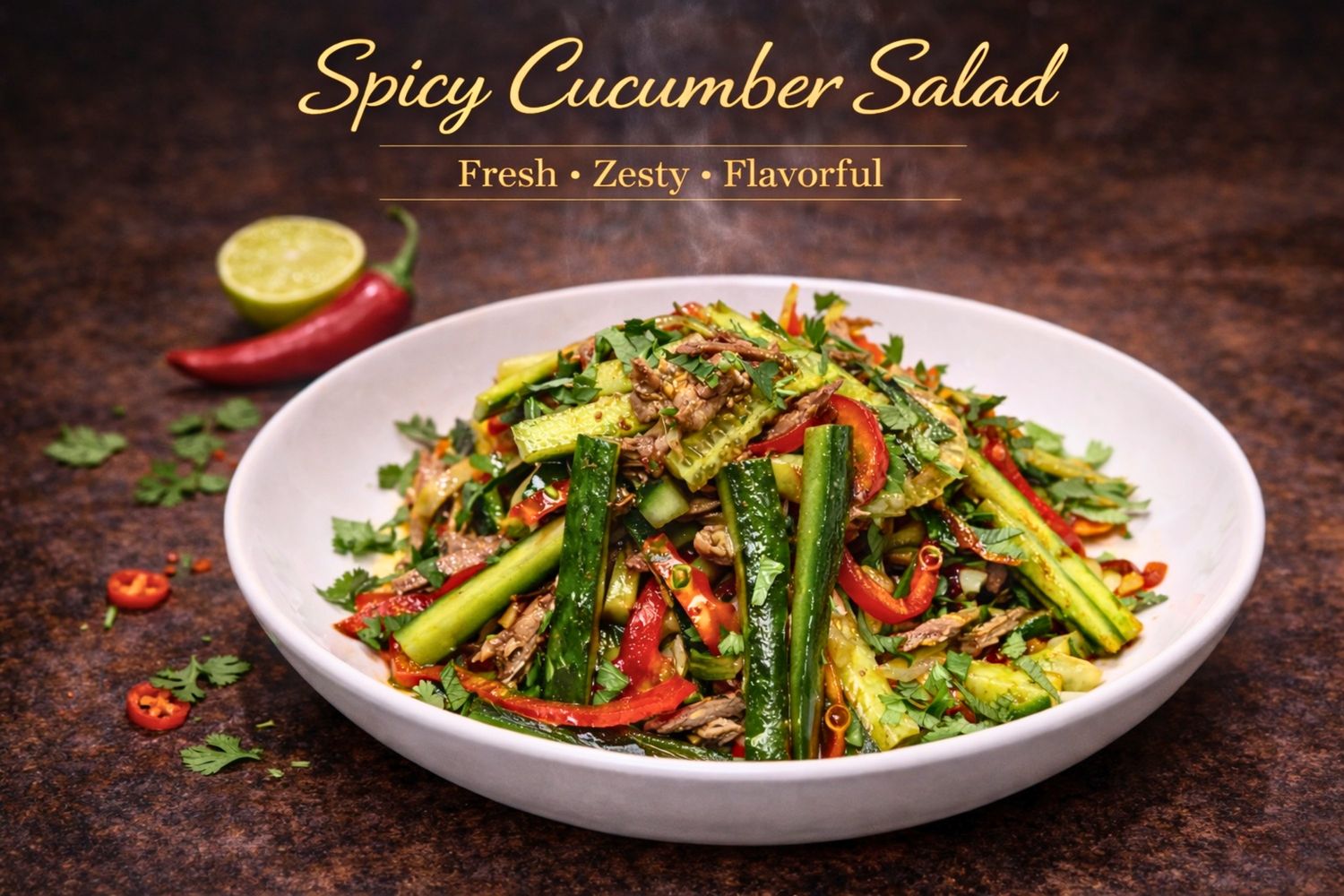 SPICY CUCUMBER SALAD