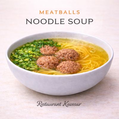 MEATBALLS NOODLE SOUP