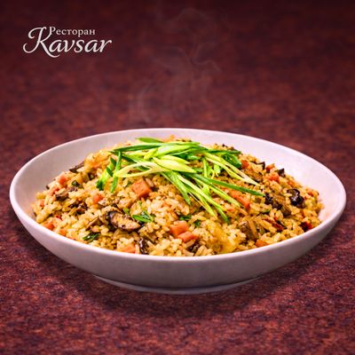 VEGETARIAN PLOV WITH MUSHROOMS