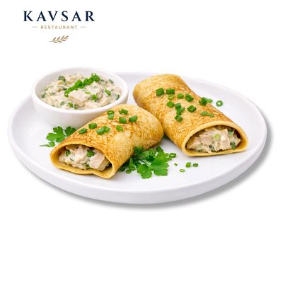 Vegetarian Julienne Crepes (2 pcs)