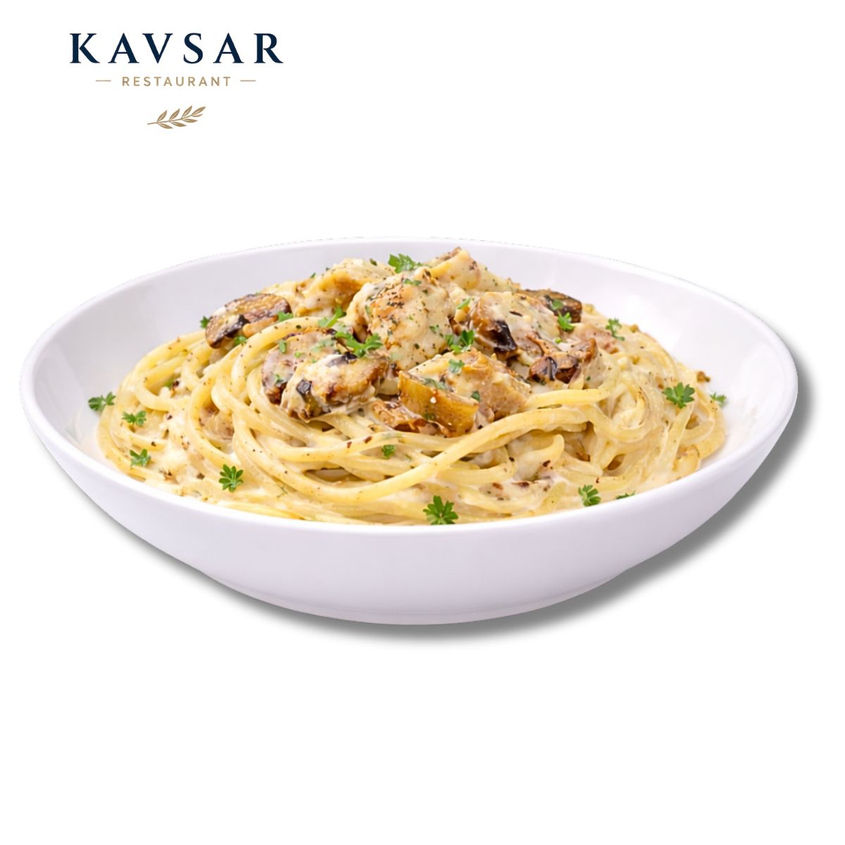 Creamy Chicken &amp; Mushroom Pasta