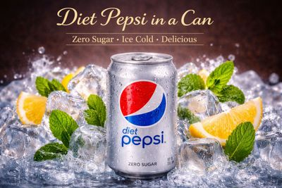 Diet Pepsi in a Can