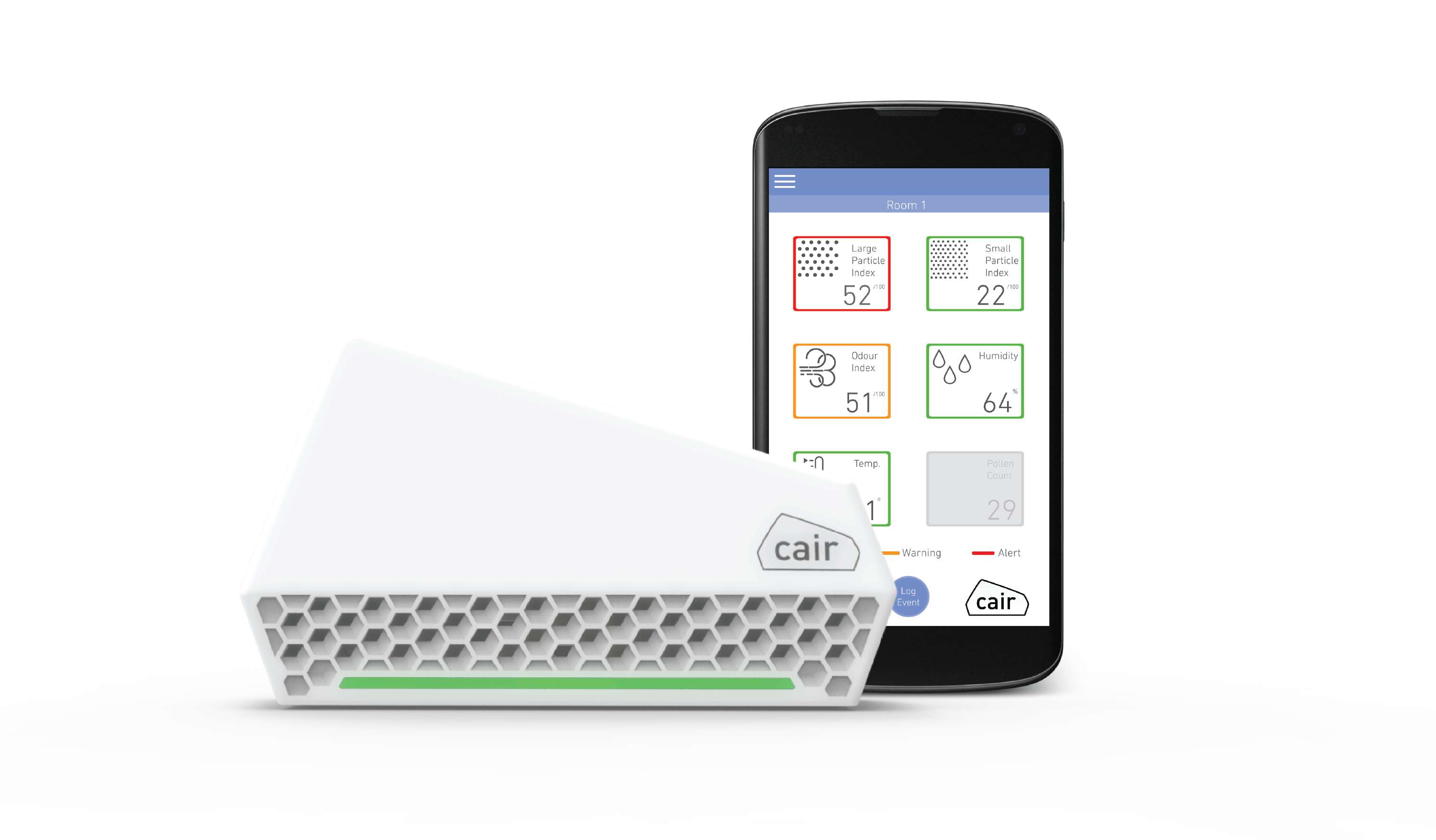 Nuwave Cair - De slimme luchtkwaliteitsmonitor