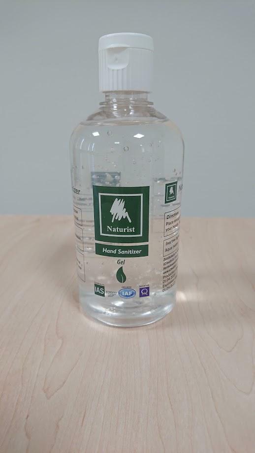 Naturist hand gel 70% alcohol - 500 ML