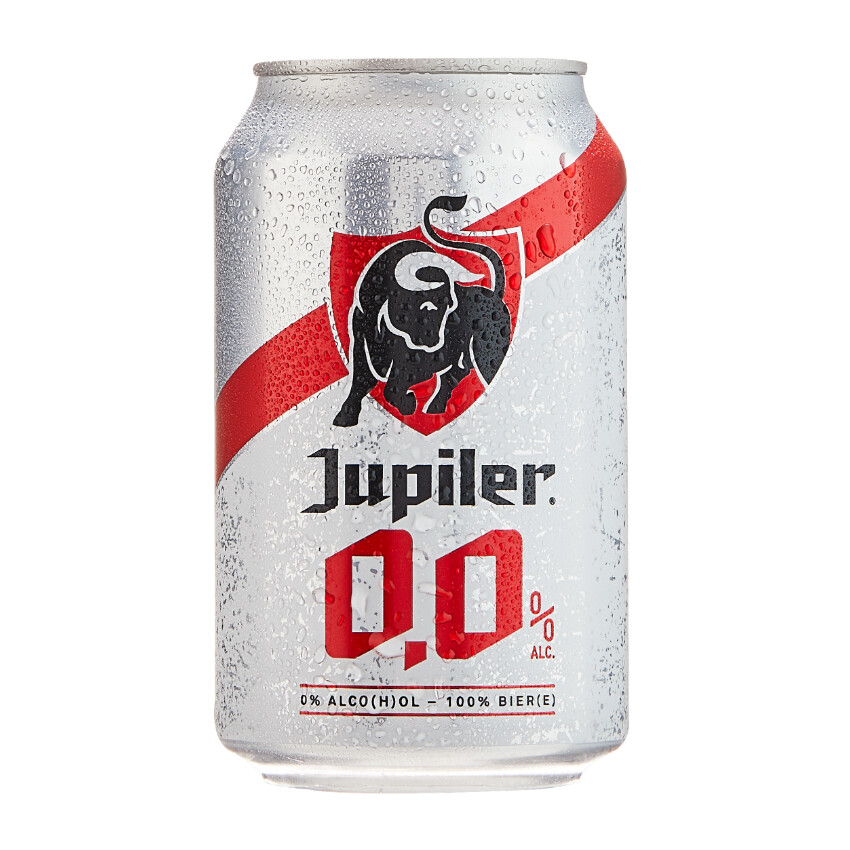 Jupiler 0.0 NonAlcoholic Beer Can