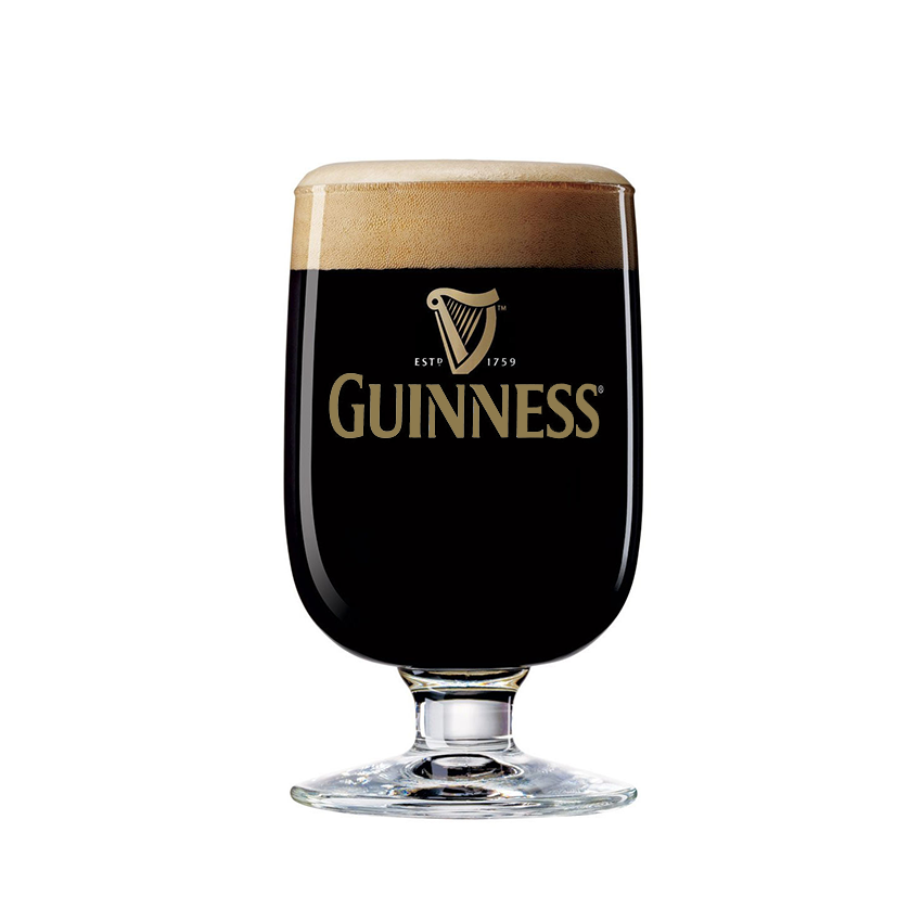John Martin Guinness Half Pint Glass