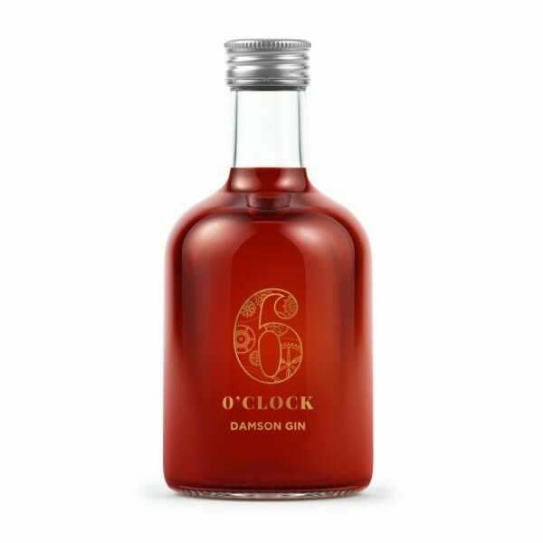 6 O&#39;Clock Damson Gin Liqueur Miniature