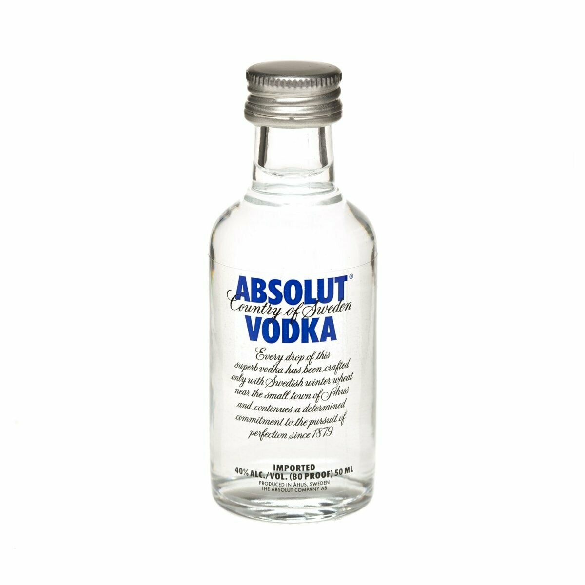 Absolut Blue Vodka Miniature