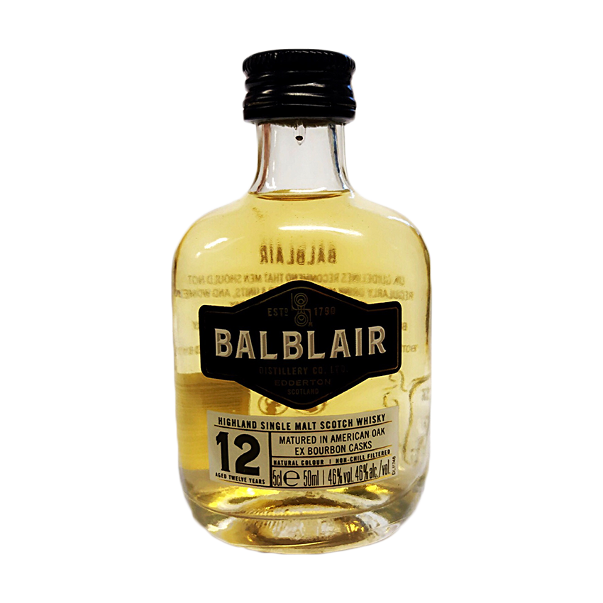 Balblair 12yr Old Whisky Miniature