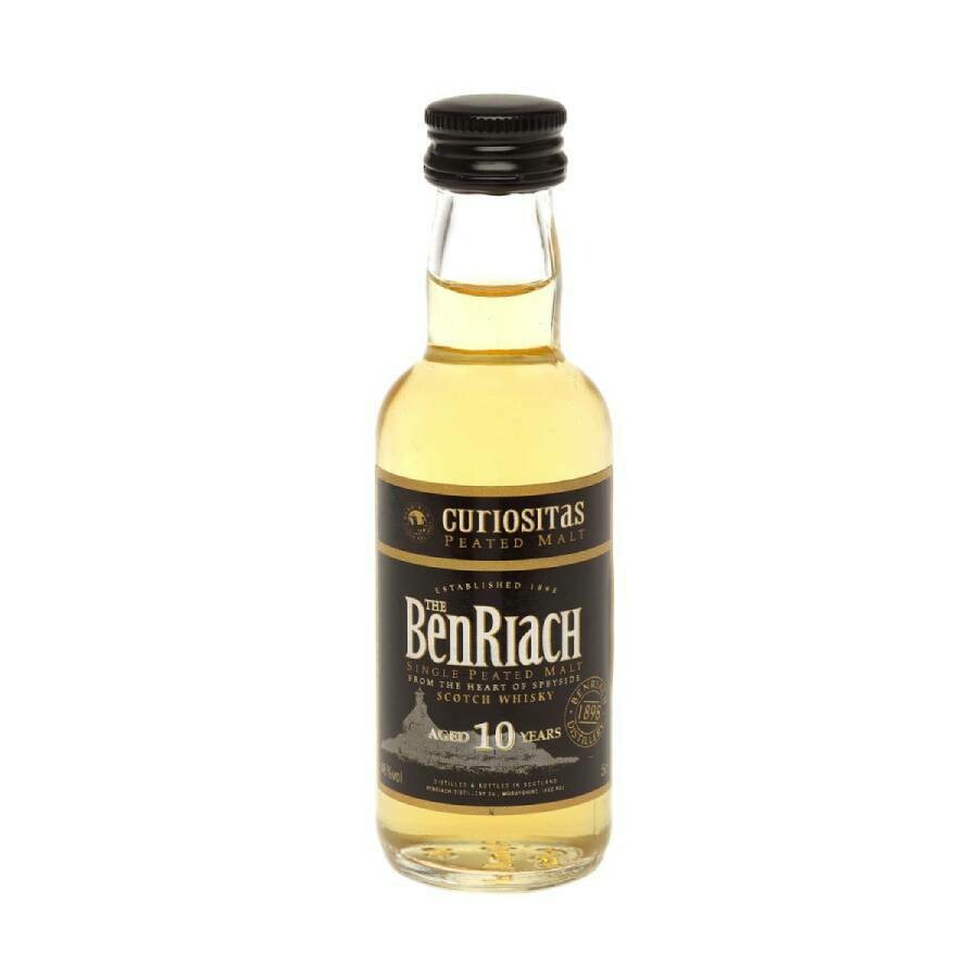 Benriach Curiositas 10yr Old Whisky Miniature