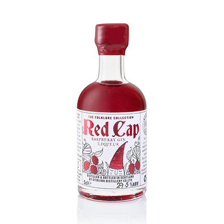 Stirling Red Cap Raspberry Gin Liqueur Miniature