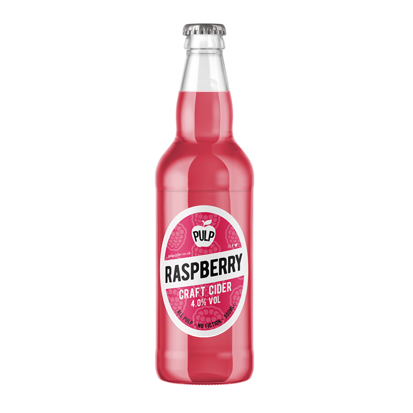 Pulp Raspberry Cider Bottle
