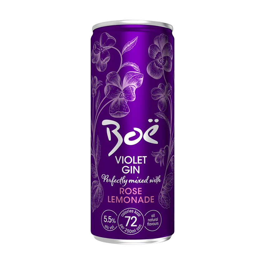 Boe Violet Gin & Rose Lemonade