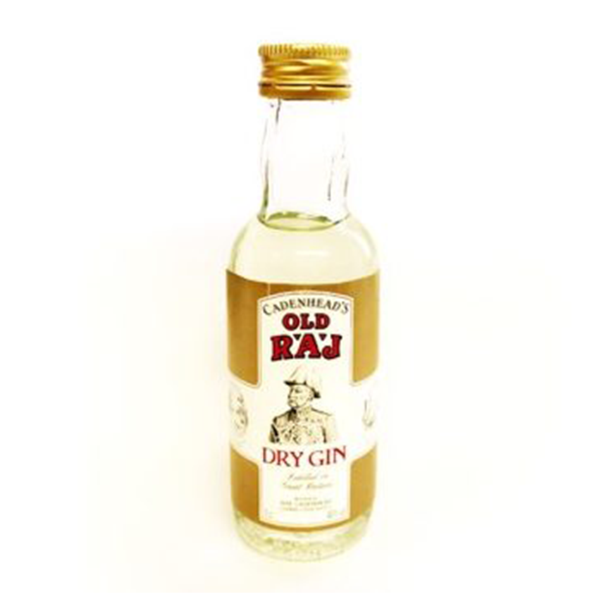Old Raj Dry Gin Red Miniature