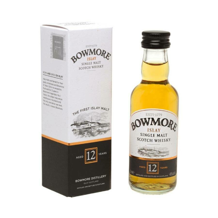 Bowmore 12yr Old Whisky Miniature