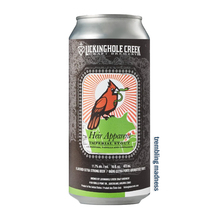 Lickinghole Creek Heir Apparent Imperial Stout