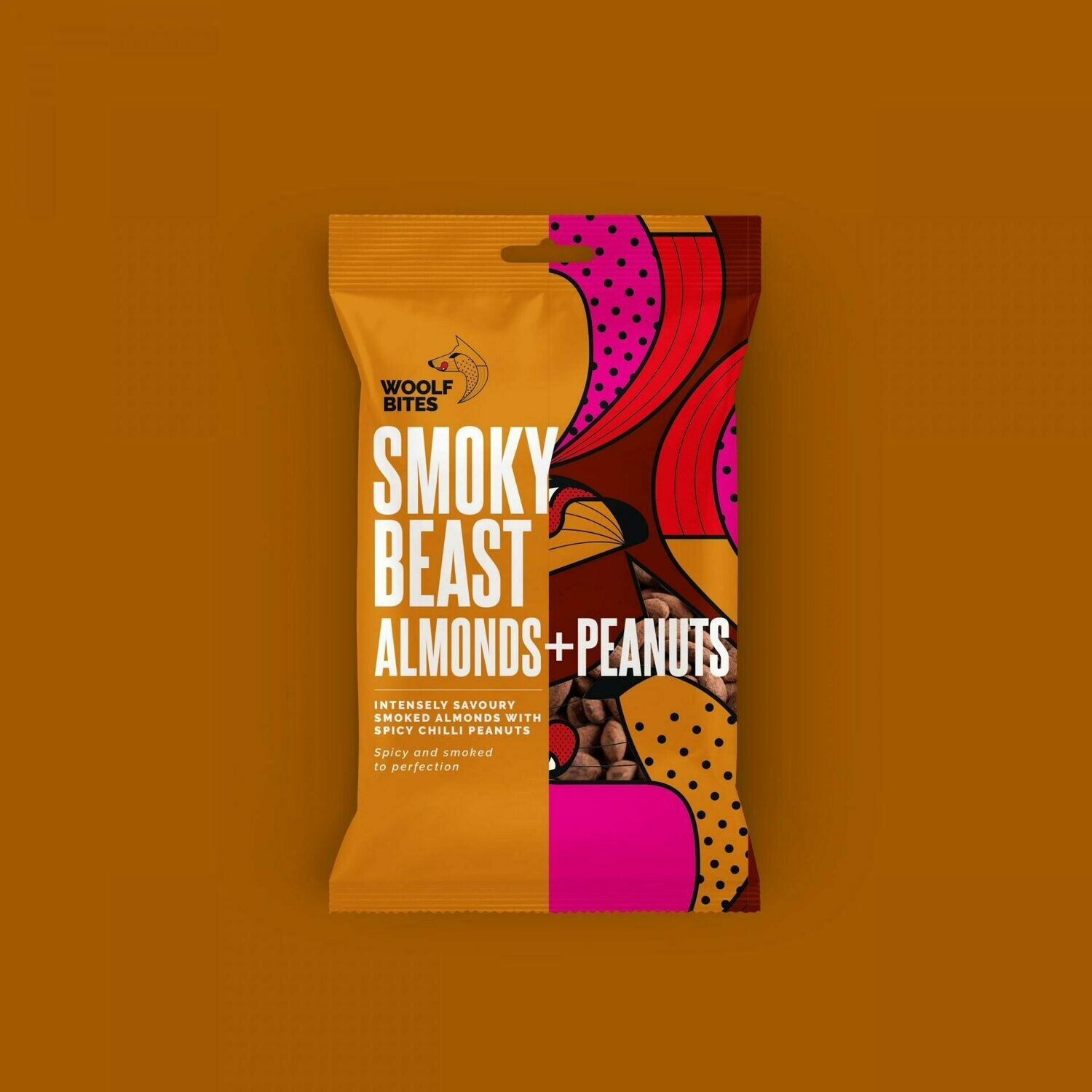 Woolf Bites Smoky Beast Almonds + Peanuts