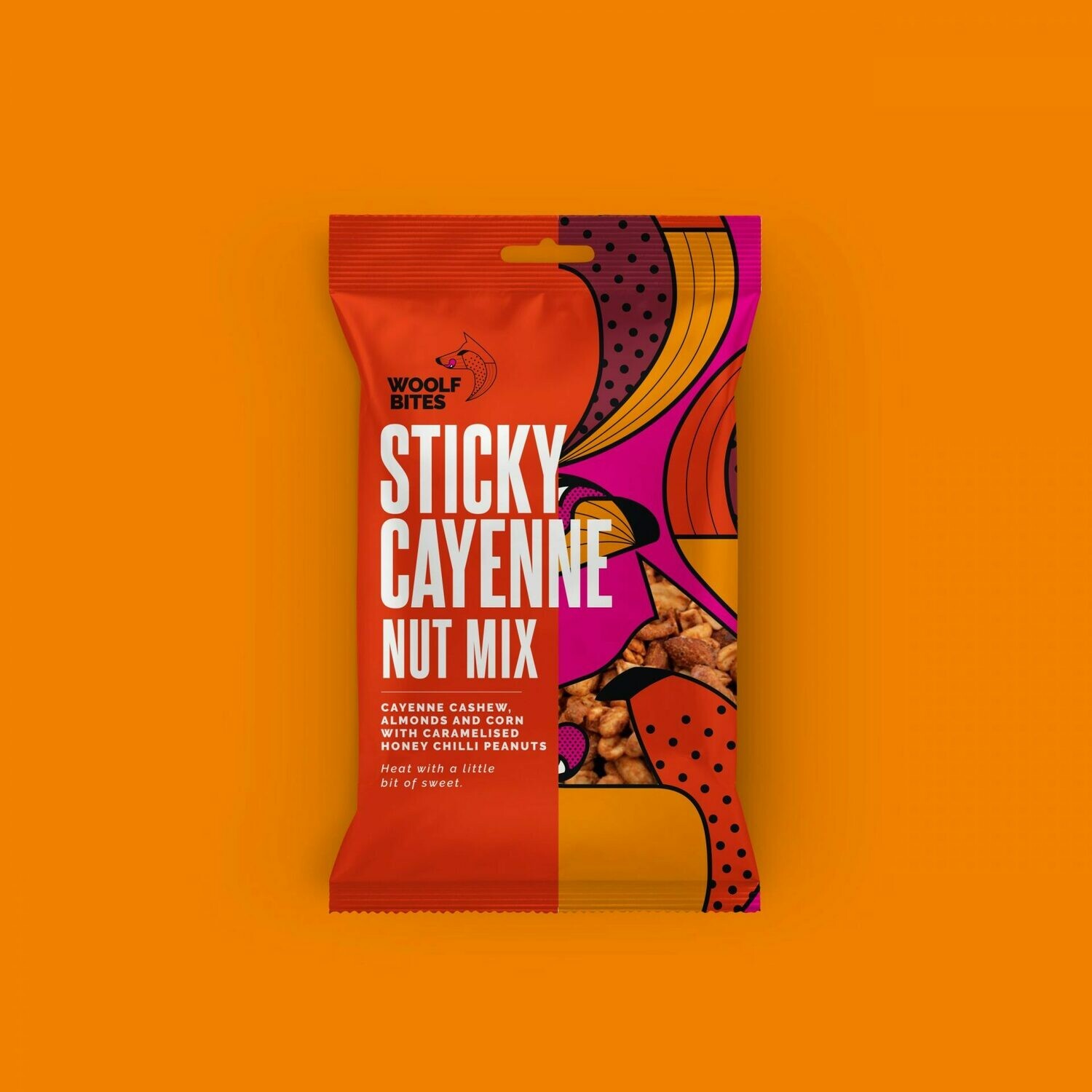 Woolf Bites Sticky Cayenne Nut Mix
