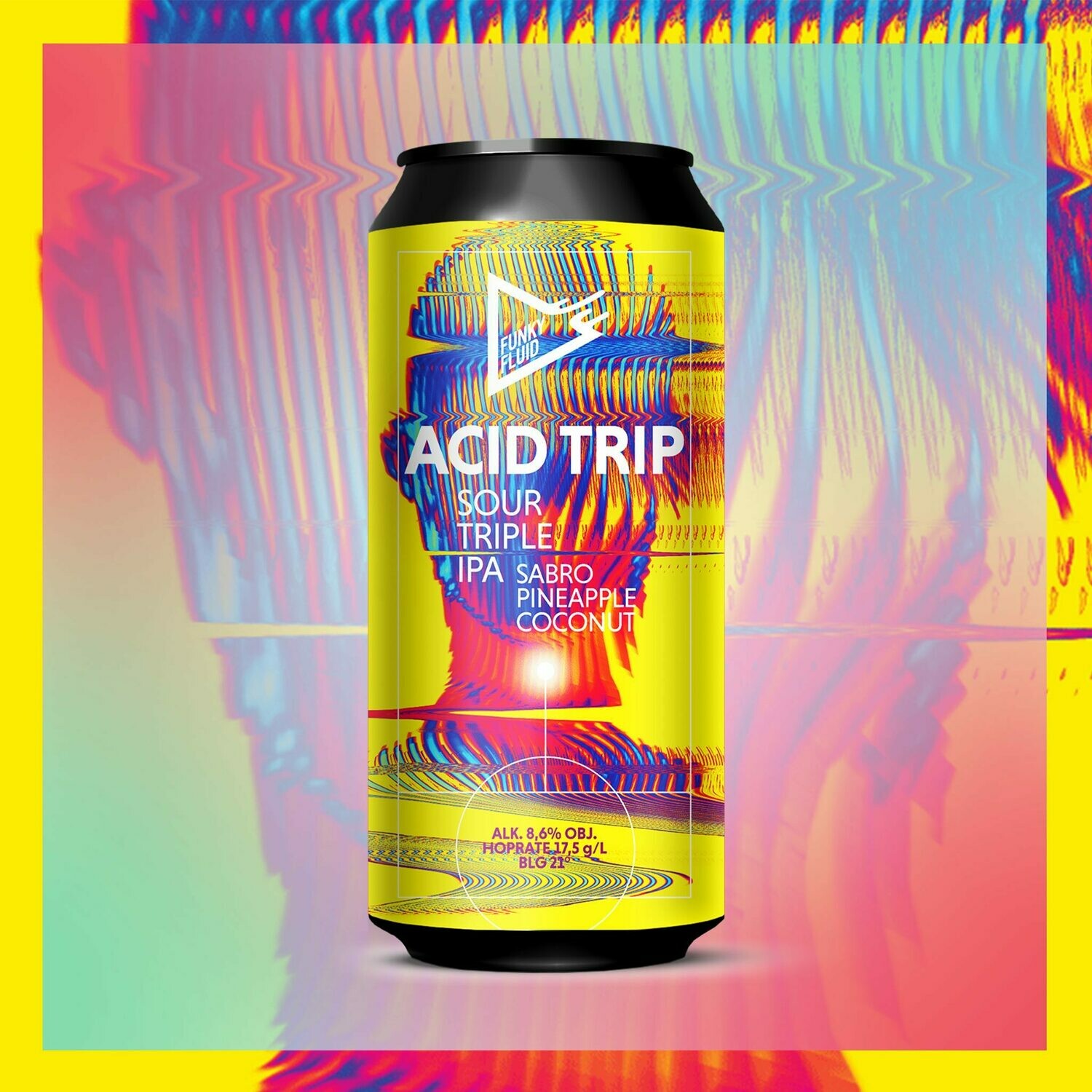 Funky Fluid Acid Trip Sabro, Pineapple & Coconut Sour TIPA