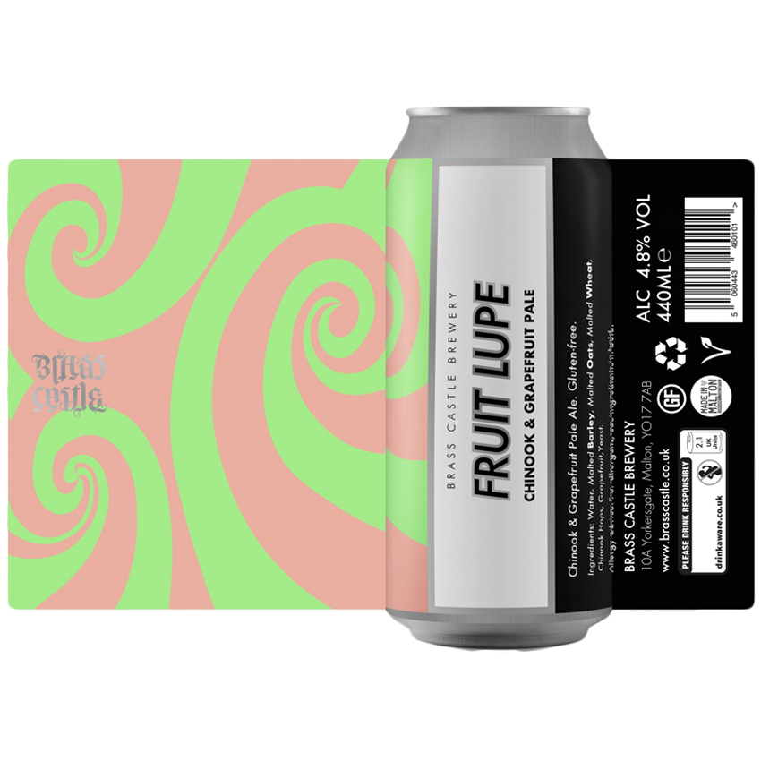 Brass Castle Fruit Lupe Chinook & Grapefruit Pale Ale