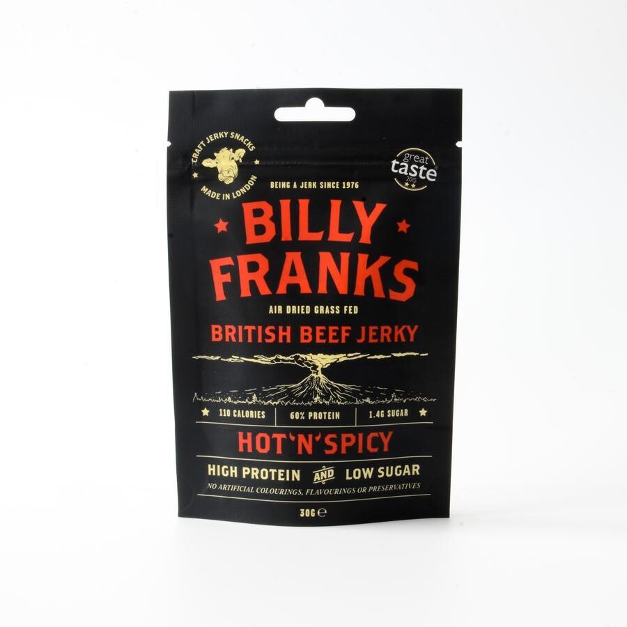 Billy Franks Hot &#39;N&#39; Spicy Beef Jerky