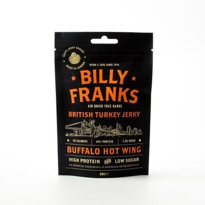 Billy Franks Buffalo Hot Wing Turkey Jerky