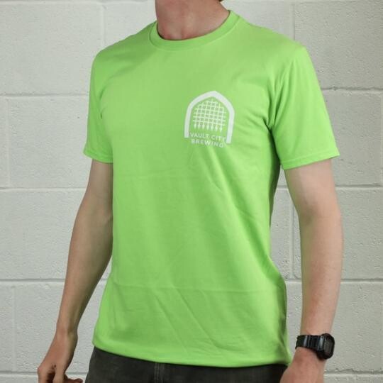 Vault City Tee, Colour &amp; Size: Lime Green, Small