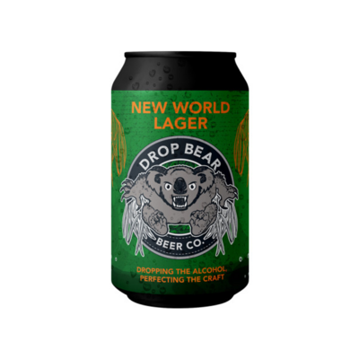 Drop Bear New World Lager Alcohol Free