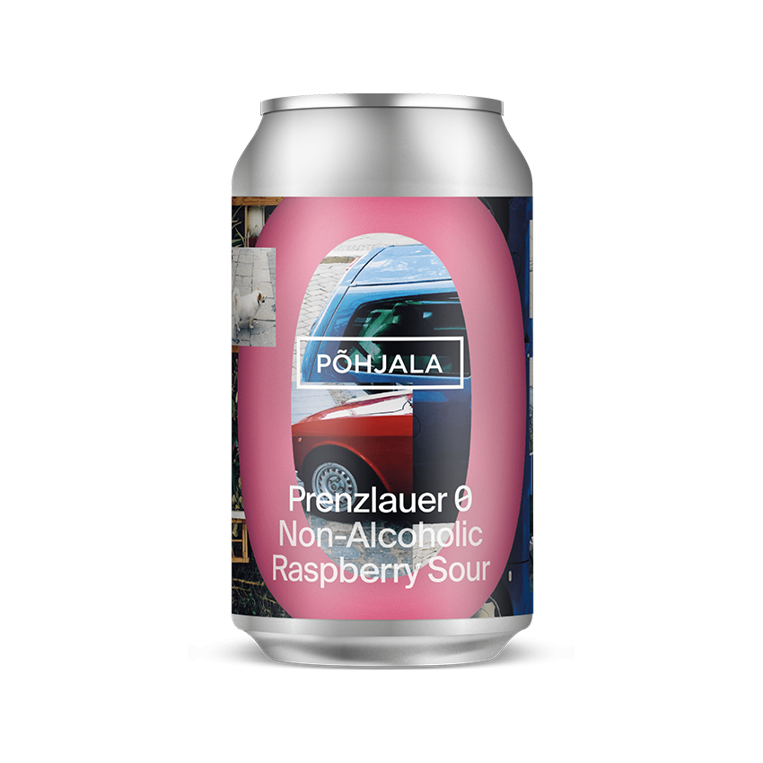 Pohjala Prenzlauer Non Alcoholic Raspberry sour can