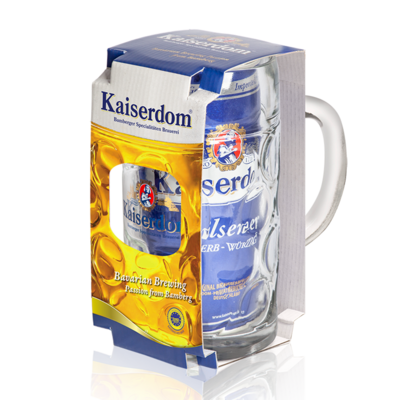 Kaiserdom Pilsener 1 Litre Can &amp; Stein