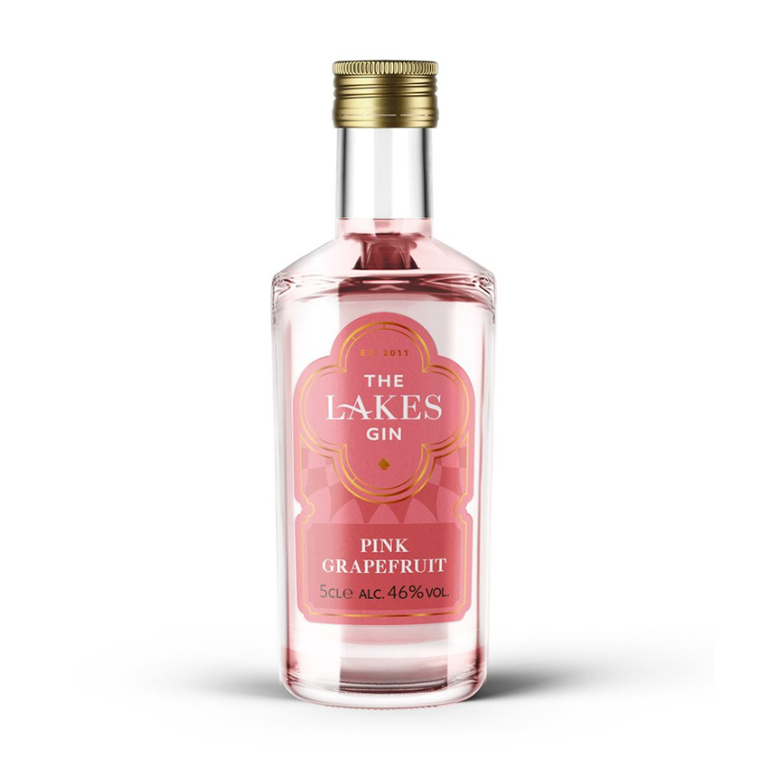The Lakes Gin Pink Grapefruit Gin Miniature