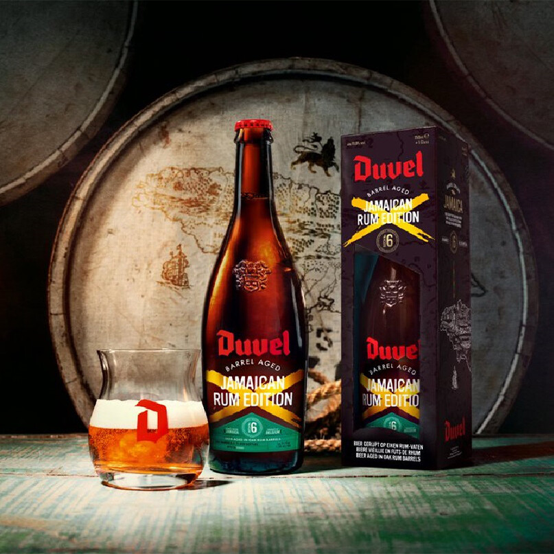 Duvel Jamaican Rum Barrel-Aged Bottle, Giftbox with Glass