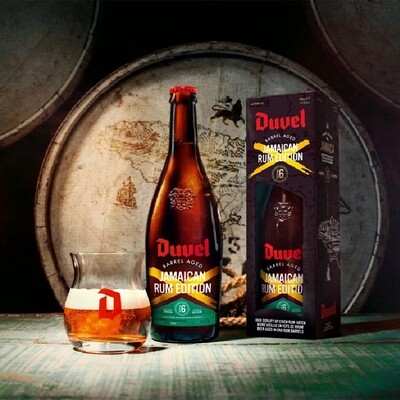 Duvel Jamaican Rum Barrel-Aged Bottle, Giftbox with Glass