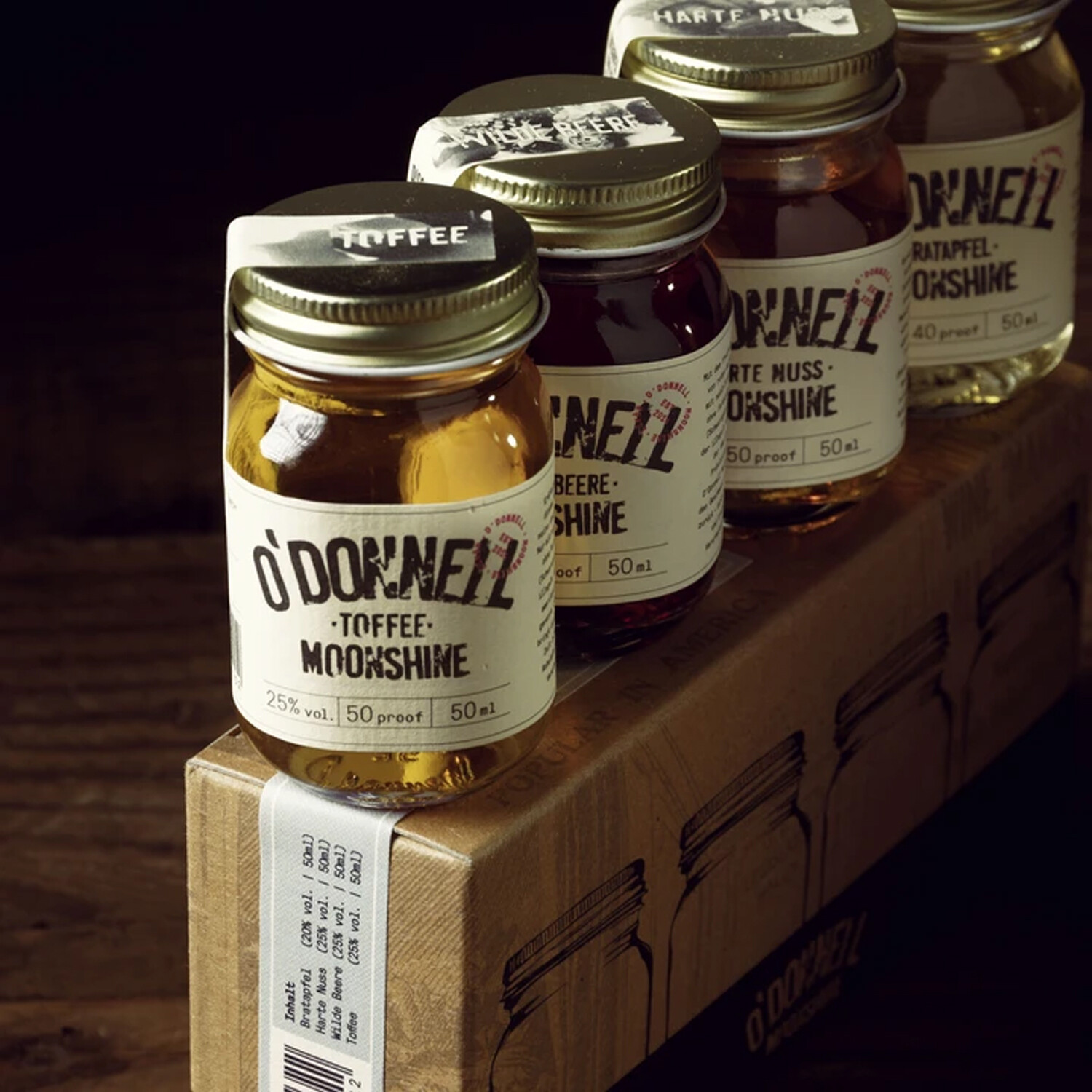 O'Donnell Moonshine Miniature 4 pack