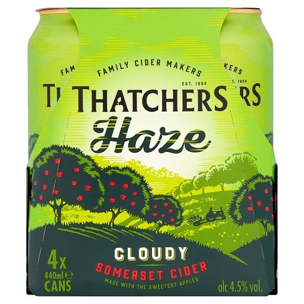 Thatchers Haze Cloudy Cider 4 Pack