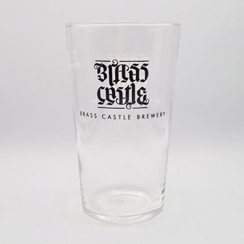 Brass Castle Pint Glass
