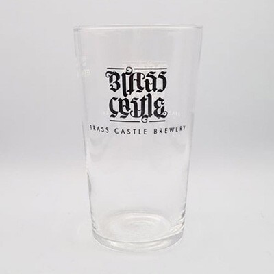 Brass Castle Pint Glass