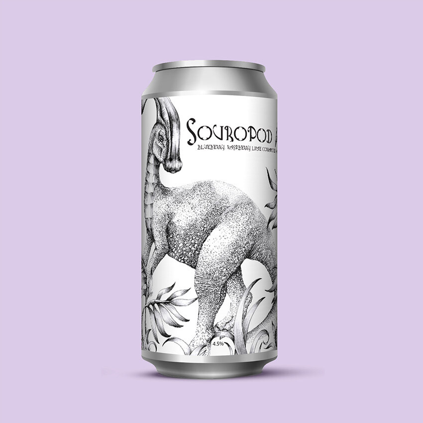 Staggeringly Good Souropod Blueberry and Raspberry Gose