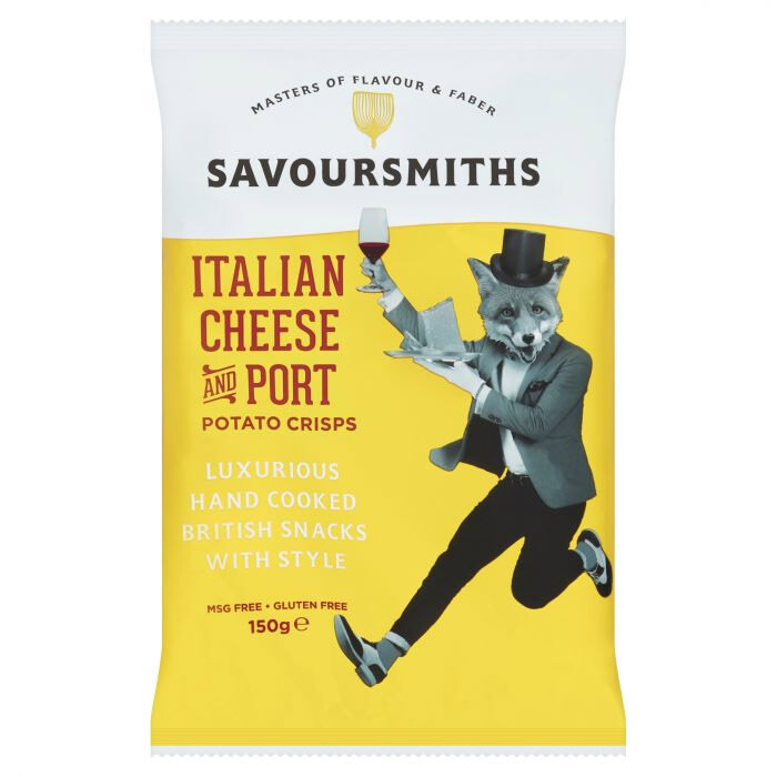 Savoursmiths Italian Cheese and Port Crisps
