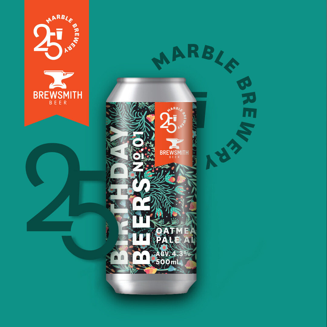 Marble x Brewsmith Birthday Beers No.1 Oatmeal Pale Ale