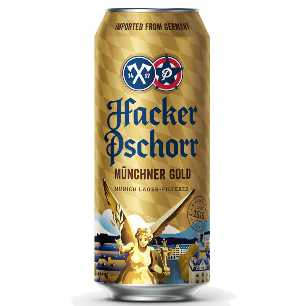Hacker Pschorr CAN Munchner Gold Lager