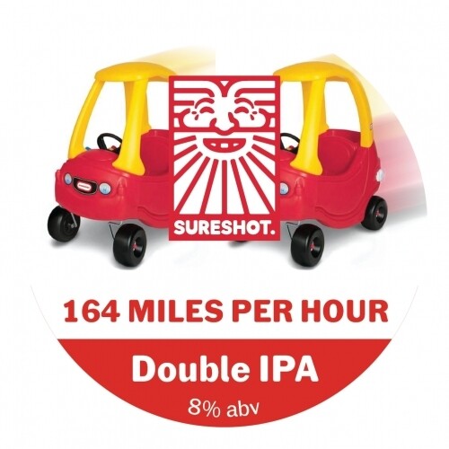 Sureshot 164 Miles Per Hour DIPA KEG (1.5 or 4 Pints)