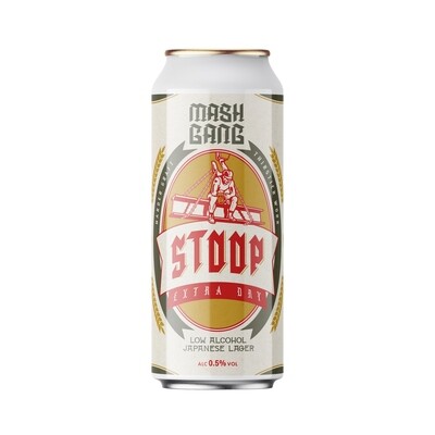 Mash Gang Stoop EXTRA DRY Low Alcohol JAPANESE Lager