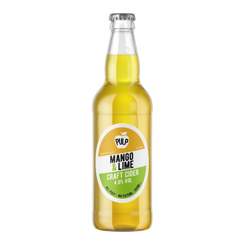 Pulp Mango and Lime Cider Bottle